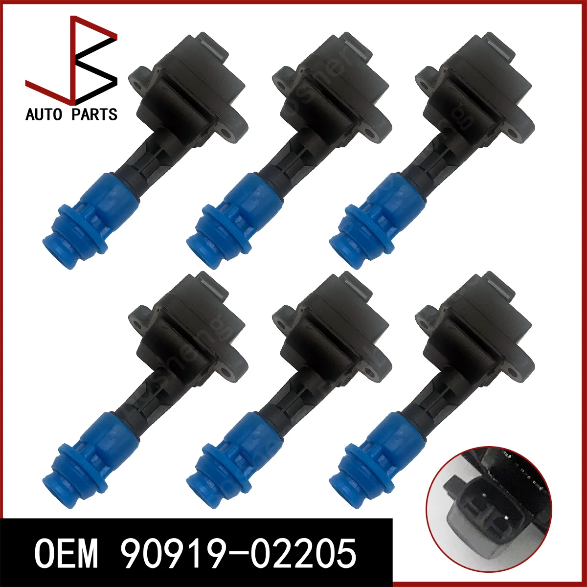 Комплект из 6 катушек зажигания OEM 90919-02205 (9091902205, 90919 02205) IGC127F для Toyota Supra 3.0L L6 - бензин 1993-1998 гг.
Комплект из 6 катушек зажигания OEM 90919-02205 (9091902205, 90919 02205) IGC127F для Toyota Supra 3.0L L6 - бензин 1993-1998 гг.