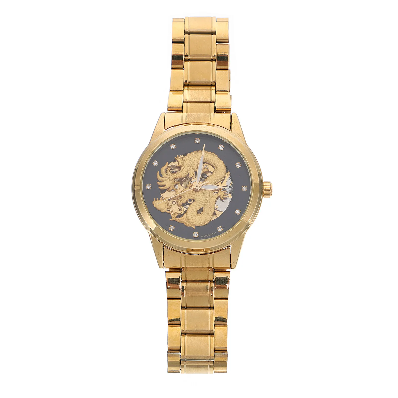 Waterproof Mechanical Men's Watch Stainless Steel Strap Fashionable Hollow-Out Dial Fine Workmanship Elegant Business Daily Use
Waterproof Mechanical Men's Watch Stainless Steel Strap Fashionable Hollow-Out Dial Fine Workmanship Elegant Business Daily Use