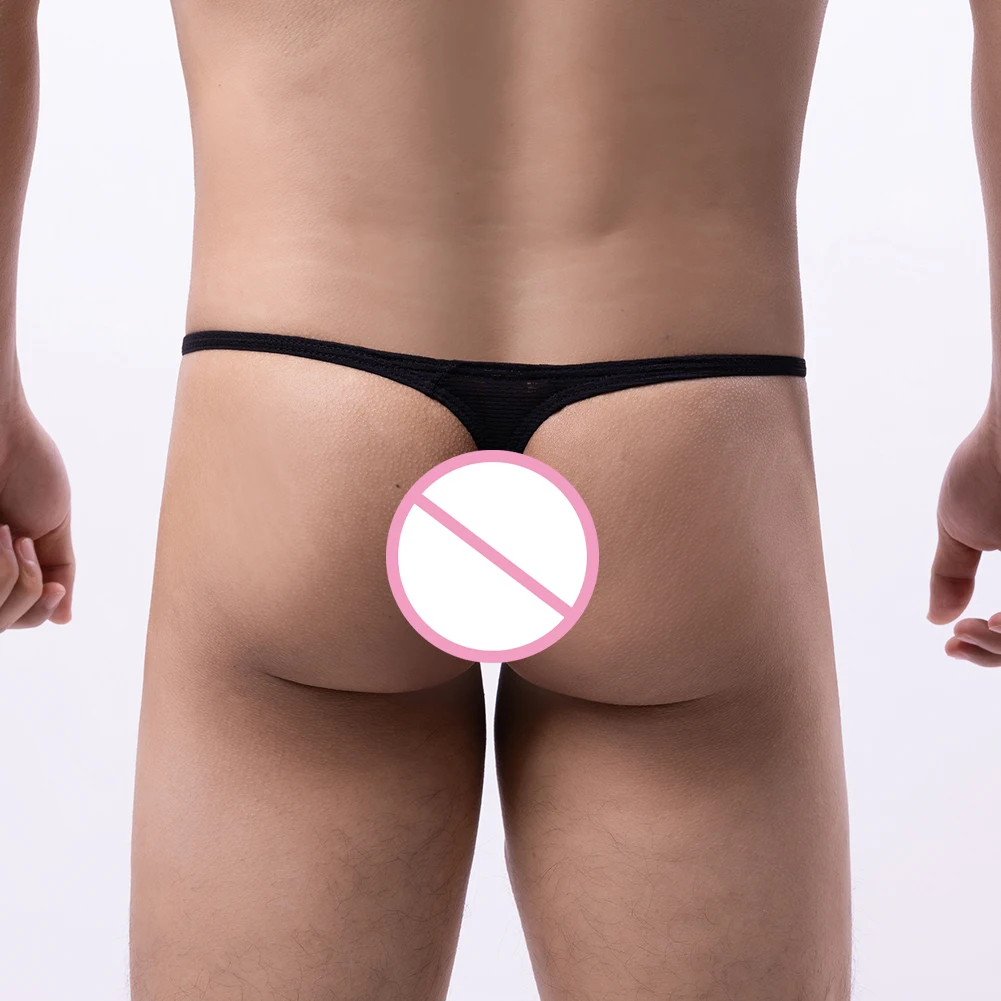 Sexy Men Sheer Mesh Perspective Thong Briefs Spaghetti Strap Low Waist Underpants Bikini Underwear Open Buttocks Erotic Lingerie
Sexy Men Sheer Mesh Perspective Thong Briefs Spaghetti Strap Low Waist Underpants Bikini Underwear Open Buttocks Erotic Lingerie