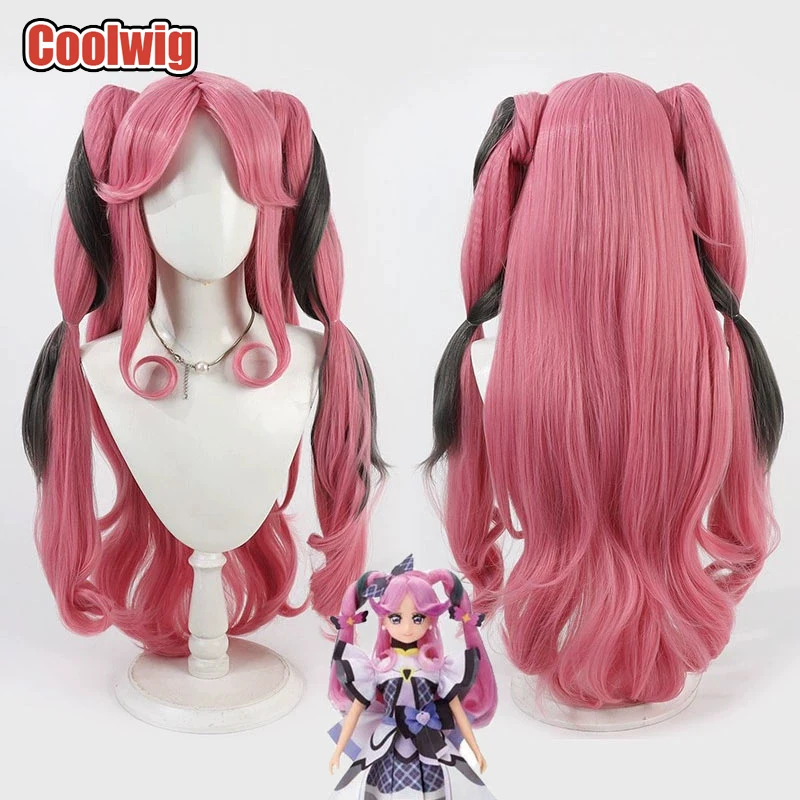 Coolwig Synthetic Hair Meroron Cosplay Wigs Futari wa Pretty Cure Cure Kiss 70cm Hot Pink MixedBlack Ponytail Wig Heat Resistant
Coolwig Synthetic Hair Meroron Cosplay Wigs Futari wa Pretty Cure Cure Kiss 70cm Hot Pink MixedBlack Ponytail Wig Heat Resistant
