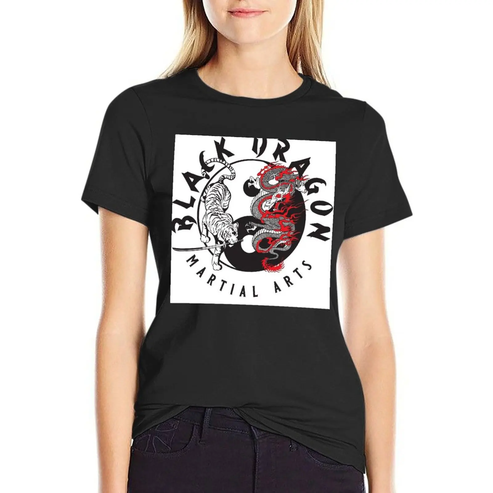 Black Dragon Martial Arts Logo T-Shirt summer tops hippie clothes graphics Short sleeve tee t shirts for Women
Black Dragon Martial Arts Logo T-Shirt summer tops hippie clothes graphics Short sleeve tee t shirts for Women
