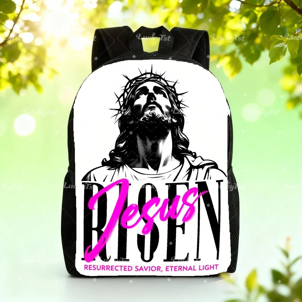 "Resurrection Faith" Themed Backpack | Striking patterns and slogans, sturdy construction, perfect for daily use as a schoo
"Resurrection Faith" Themed Backpack | Striking patterns and slogans, sturdy construction, perfect for daily use as a schoo