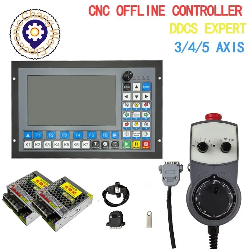 DDCS EXPERT 3axis 4axis 5axis CNC Offline Controller Supports Closed-Loop Stepping/ATC Control System Instead Of DDCSV3.1 MPG
DDCS EXPERT 3axis 4axis 5axis CNC Offline Controller Supports Closed-Loop Stepping/ATC Control System Instead Of DDCSV3.1 MPG