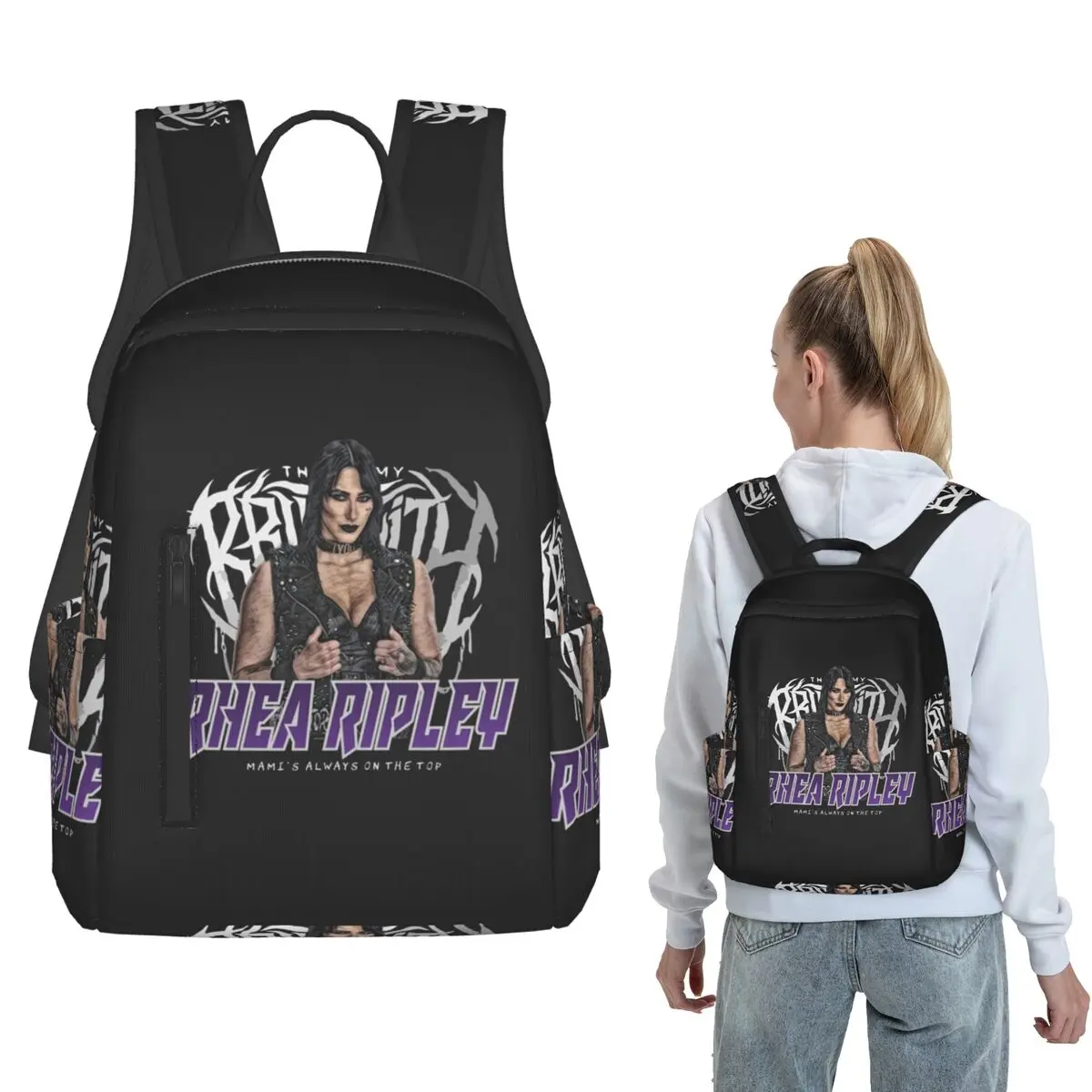 Rhea Ripley Mami's On Top Backpack Daypack Children BookBag School Bag Shoulder Bags for Men Women
Rhea Ripley Mami's On Top Backpack Daypack Children BookBag School Bag Shoulder Bags for Men Women