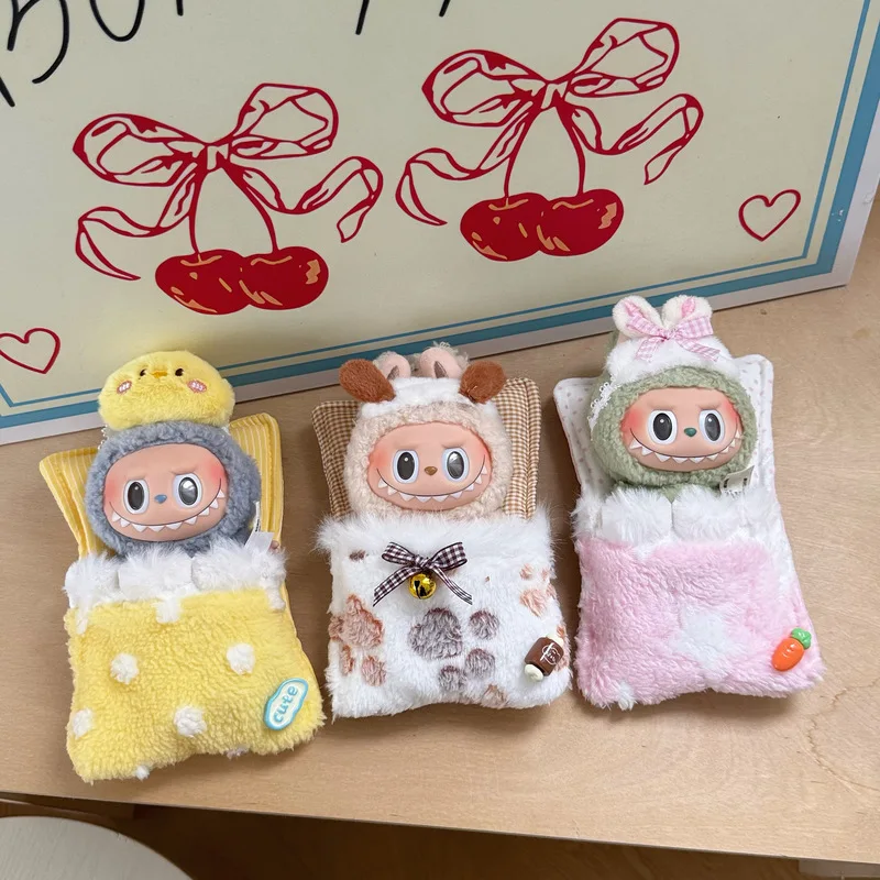 Animal Sleeping Bag Set For Labubu Clothes Doll Accessories 15-17cm Doll Wearing Cloak Crispy Tube Creative Design Girl Gift Toy
Animal Sleeping Bag Set For Labubu Clothes Doll Accessories 15-17cm Doll Wearing Cloak Crispy Tube Creative Design Girl Gift Toy