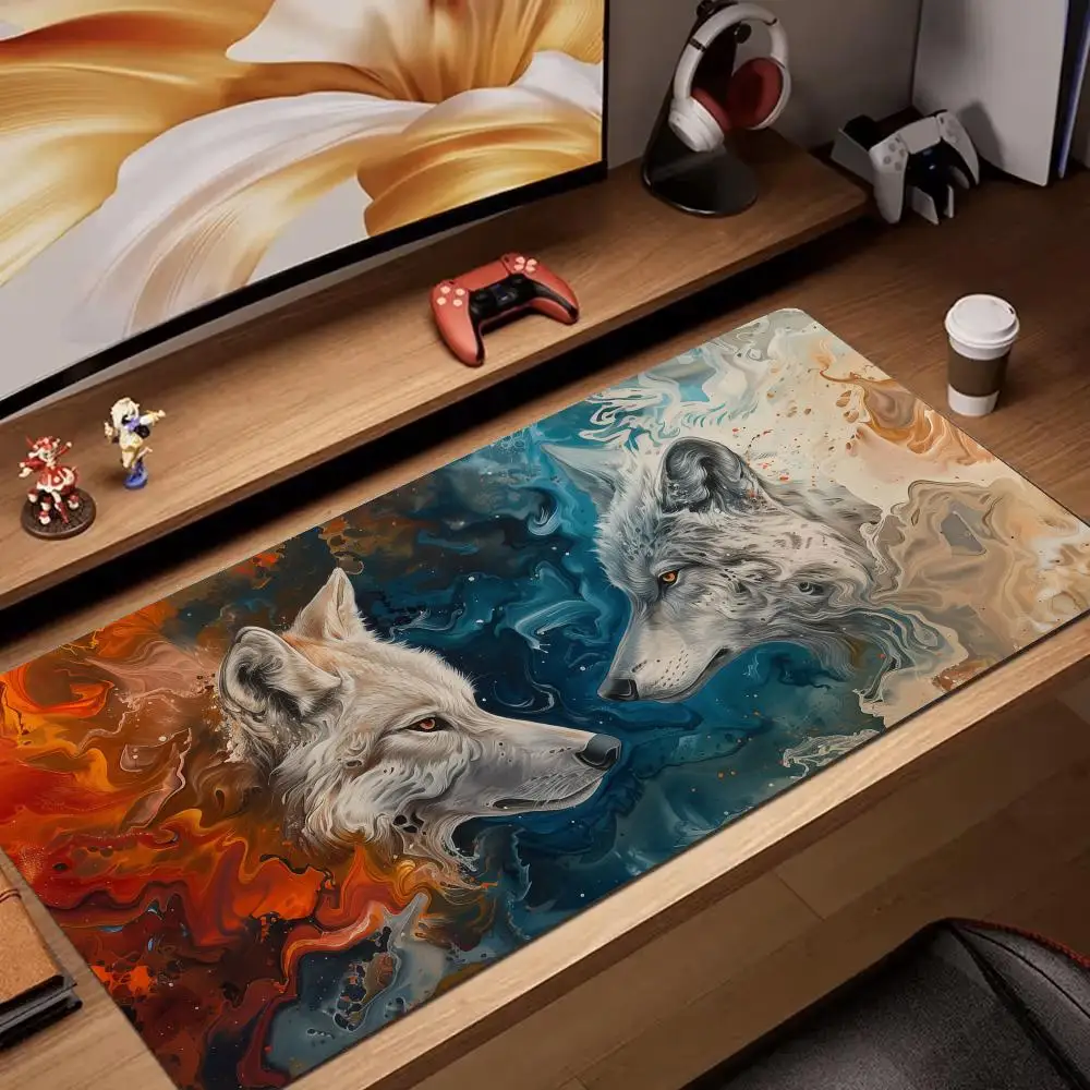 Artistic Wolf pattern design office Mouse Pad rubber anti-slip Desk Mat pc accessories Gaming mat keypad expansion mousepad
Artistic Wolf pattern design office Mouse Pad rubber anti-slip Desk Mat pc accessories Gaming mat keypad expansion mousepad
