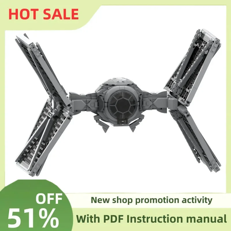 New 847Pcs Famous Star Battle Movie Moc Outland Tie Fighter Model Diy Creative Ideas Child Toys Birthday Gifts Building Blocks
New 847Pcs Famous Star Battle Movie Moc Outland Tie Fighter Model Diy Creative Ideas Child Toys Birthday Gifts Building Blocks