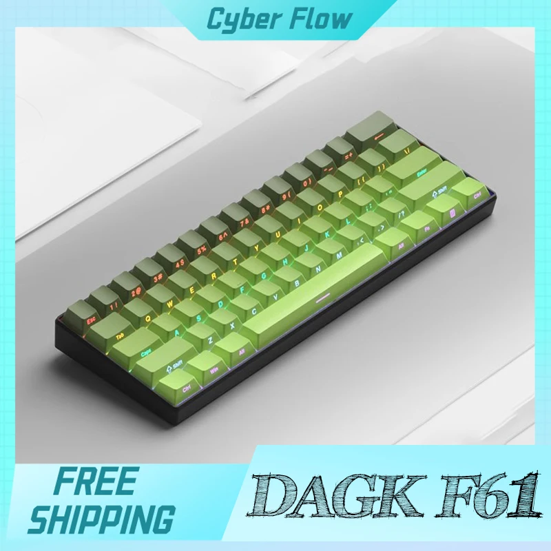 Клавиатура Dagk F61 Механическая проводная, портативная, 61key Pbt Rgb, эргономичная, для геймеров, офиса, подарки на заказ
Клавиатура Dagk F61 Механическая проводная, портативная, 61key Pbt Rgb, эргономичная, для геймеров, офиса, подарки на заказ