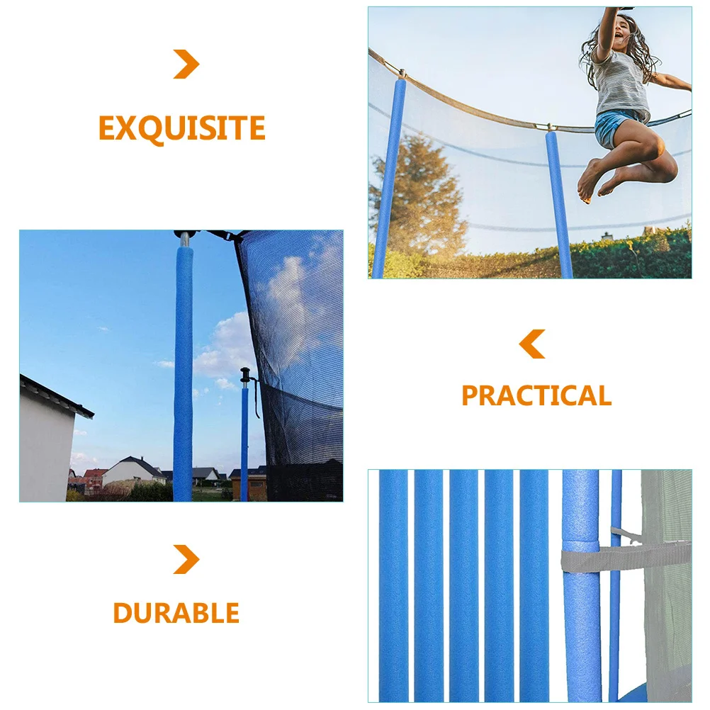 5Pcs Trampoline Pole Foam Padding Covers Bright Color Safety Sleeves Kids Protective Tubes Playground Gear Foams Tubes
5Pcs Trampoline Pole Foam Padding Covers Bright Color Safety Sleeves Kids Protective Tubes Playground Gear Foams Tubes