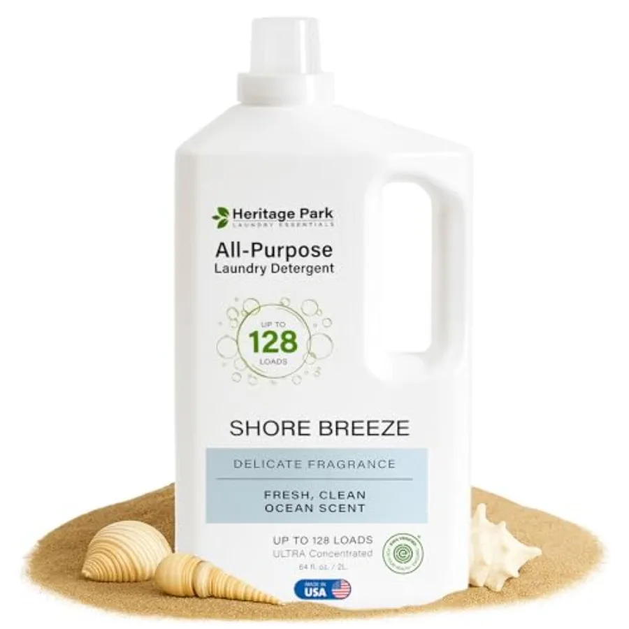 Heritage Park Luxury Laundry Detergent Dermatologist Tested Plant based Natural Enzyme Laundry Detergent Sensitive Skin Friendl
Heritage Park Luxury Laundry Detergent Dermatologist Tested Plant based Natural Enzyme Laundry Detergent Sensitive Skin Friendl