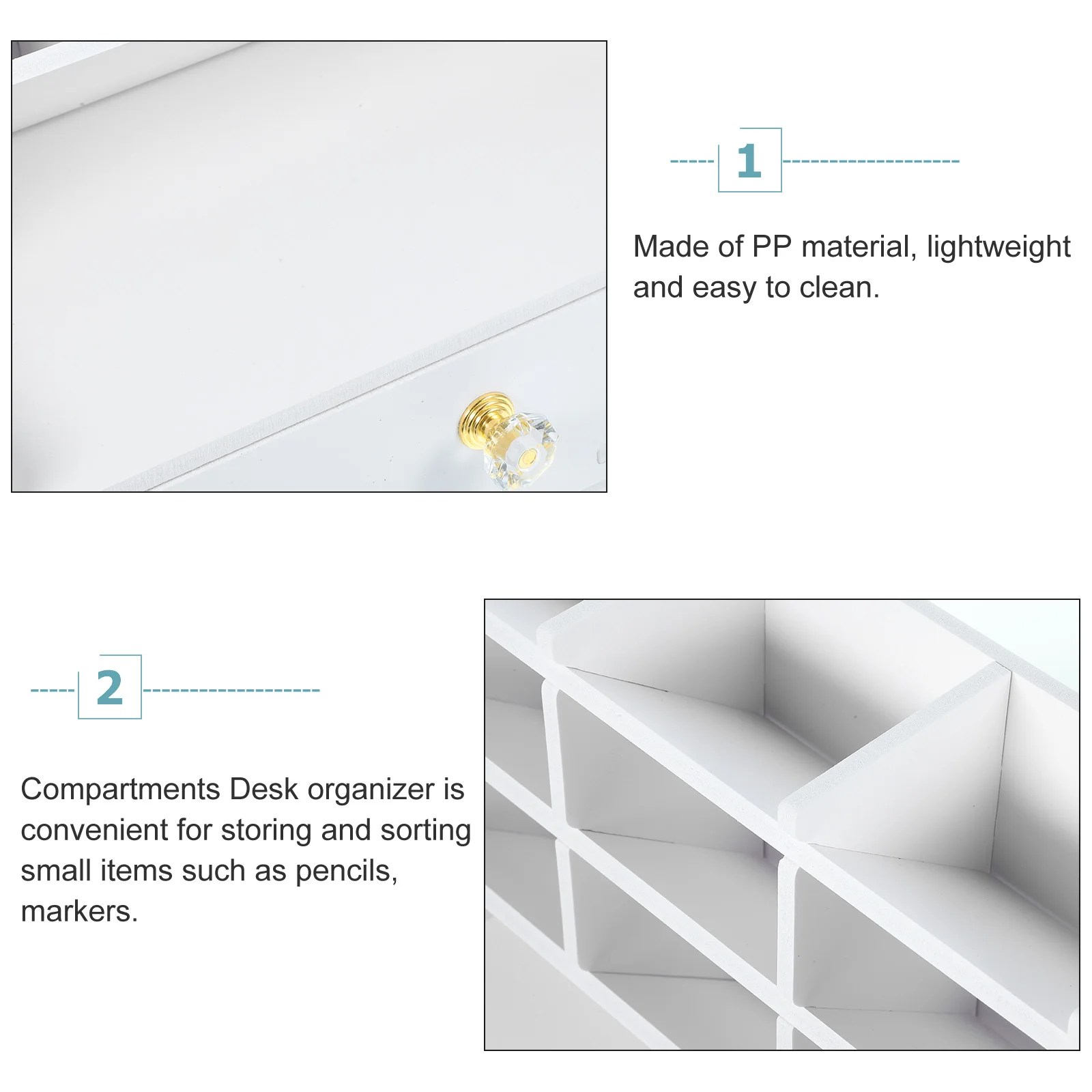 Storage Rack Desktop Office Organizer Shelf Clear Bins Pp Organizers and Accessories
Storage Rack Desktop Office Organizer Shelf Clear Bins Pp Organizers and Accessories
