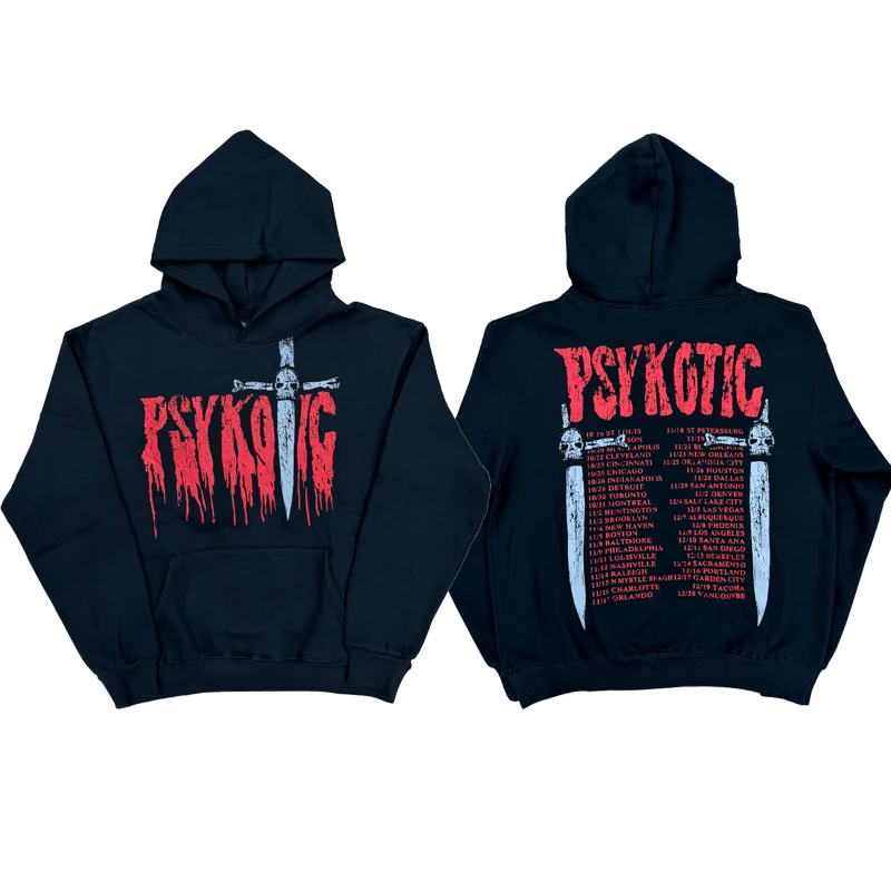 Osamason Psykotic Tour Merch Hoodie Skull Knife Print Hooded Sweatirt Casual ex Long Sve Cotton Polyester Jaet
Osamason Psykotic Tour Merch Hoodie Skull Knife Print Hooded Sweatirt Casual ex Long Sve Cotton Polyester Jaet