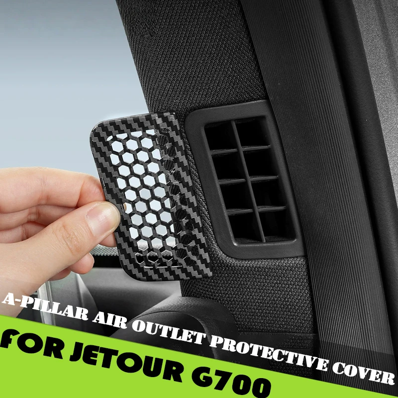 Car A-pillar Air Outlet Protective Cover Fit for JETOUR G700 2025 2026 Modified Car Air Conditioning Air Outlet Protective Cover
Car A-pillar Air Outlet Protective Cover Fit for JETOUR G700 2025 2026 Modified Car Air Conditioning Air Outlet Protective Cover