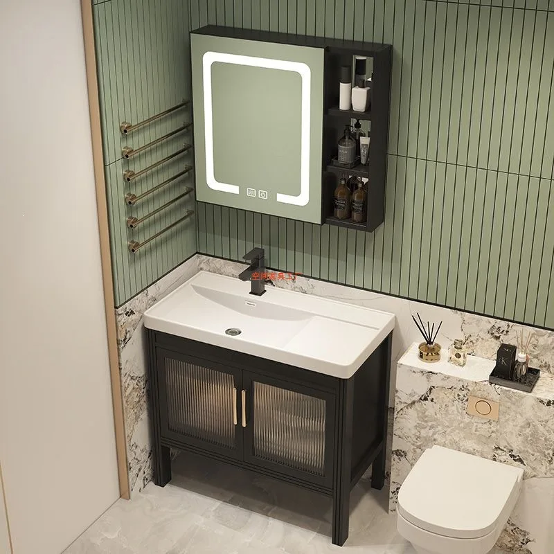 Space Aluminum Ultra-Narrow Bathroom Cabinets Toilet Ceramic Integrated Basin Bathroom Vanity Storage Cabinet Bathroom Furniture
Space Aluminum Ultra-Narrow Bathroom Cabinets Toilet Ceramic Integrated Basin Bathroom Vanity Storage Cabinet Bathroom Furniture