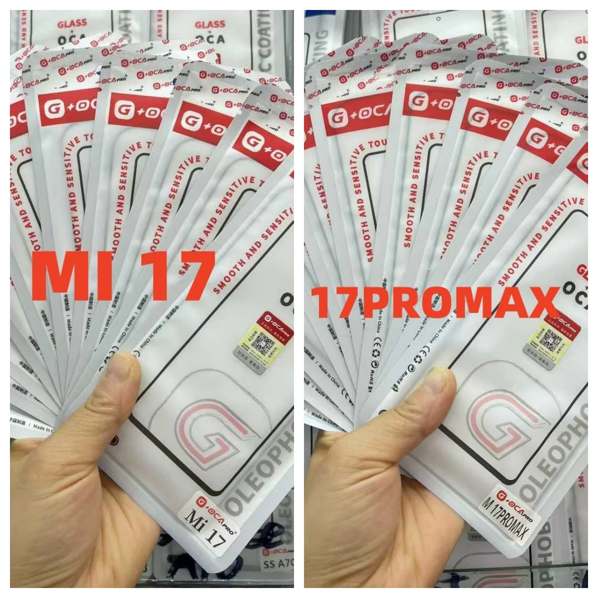 5PCS G+OCA PRO Front Glass Lens Screen with OCA For Xiaomi 17 Mi17Promax Mi12Lite Mi12TPro Mi13TPro Mi14 Mi14T Mi14TPro Mi15
5PCS G+OCA PRO Front Glass Lens Screen with OCA For Xiaomi 17 Mi17Promax Mi12Lite Mi12TPro Mi13TPro Mi14 Mi14T Mi14TPro Mi15
