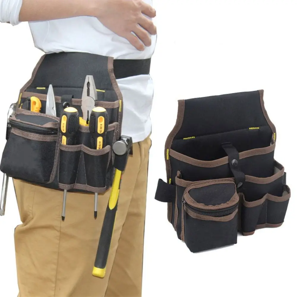 Multifunctional Tool Bags Organizer Tool Storage Reflective Strip Electrician Toolkit Canvas Wear-resistant Drill Waist Bag
Multifunctional Tool Bags Organizer Tool Storage Reflective Strip Electrician Toolkit Canvas Wear-resistant Drill Waist Bag