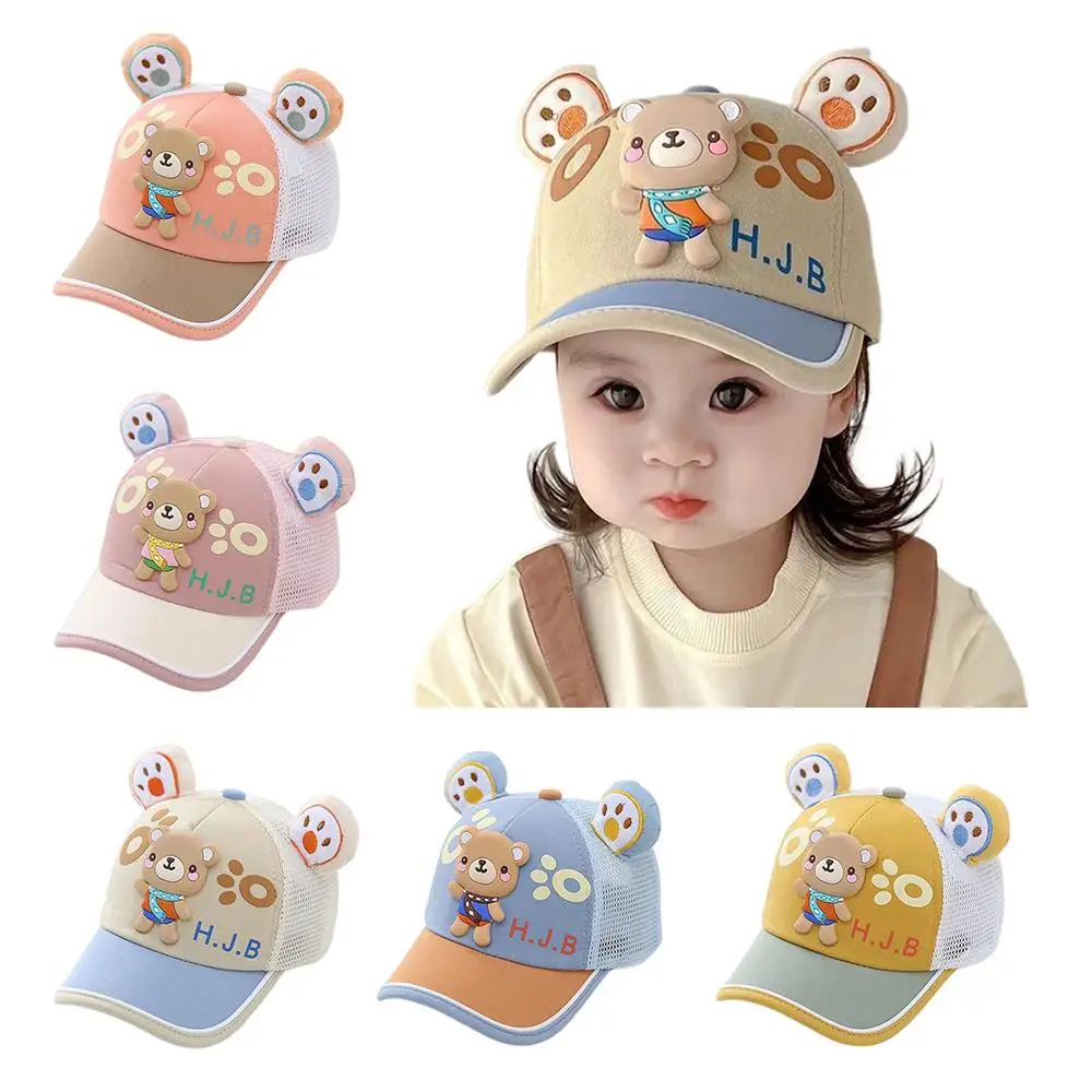 Fashion Sun Protection Kids Baseball Cap Dancing Bear Spring-Summer Baby Peaked Cap Thin Children's Hat for Boys & Girls
Fashion Sun Protection Kids Baseball Cap Dancing Bear Spring-Summer Baby Peaked Cap Thin Children's Hat for Boys & Girls