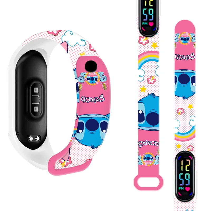 Disney Stitch Lilo Cartoon Watch Band for Xiaomi Mi Band 7/6/5/4/3, Cute Alien Printed Silicone Strap Replacement Bracelet Gift
Disney Stitch Lilo Cartoon Watch Band for Xiaomi Mi Band 7/6/5/4/3, Cute Alien Printed Silicone Strap Replacement Bracelet Gift