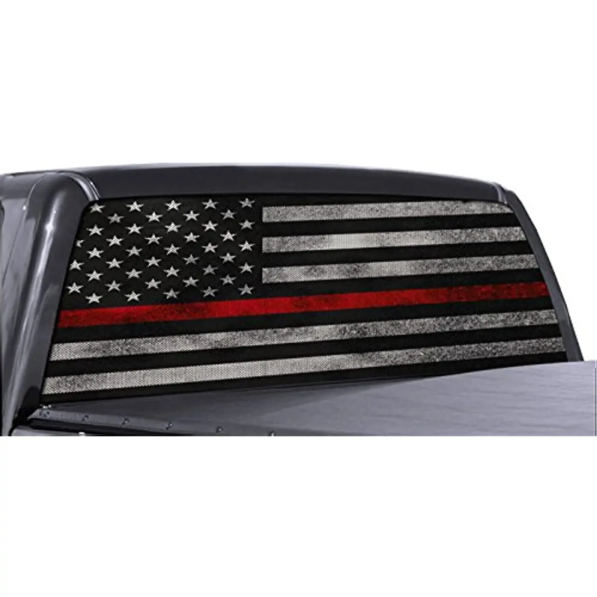FGD Brand Truck Rear Window Firefighter Thin RED Line American Flag Perforated Vinyl Decal Wrap
FGD Brand Truck Rear Window Firefighter Thin RED Line American Flag Perforated Vinyl Decal Wrap
