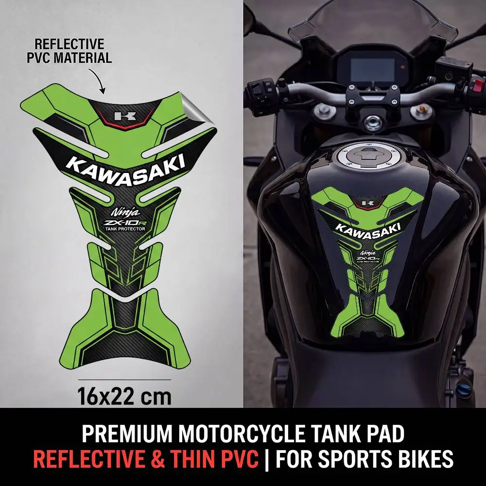 FOR KAWASAKI Motorcycle PVC Tank Pad Tank Cap Protector Racing Sticker Universal
FOR KAWASAKI Motorcycle PVC Tank Pad Tank Cap Protector Racing Sticker Universal