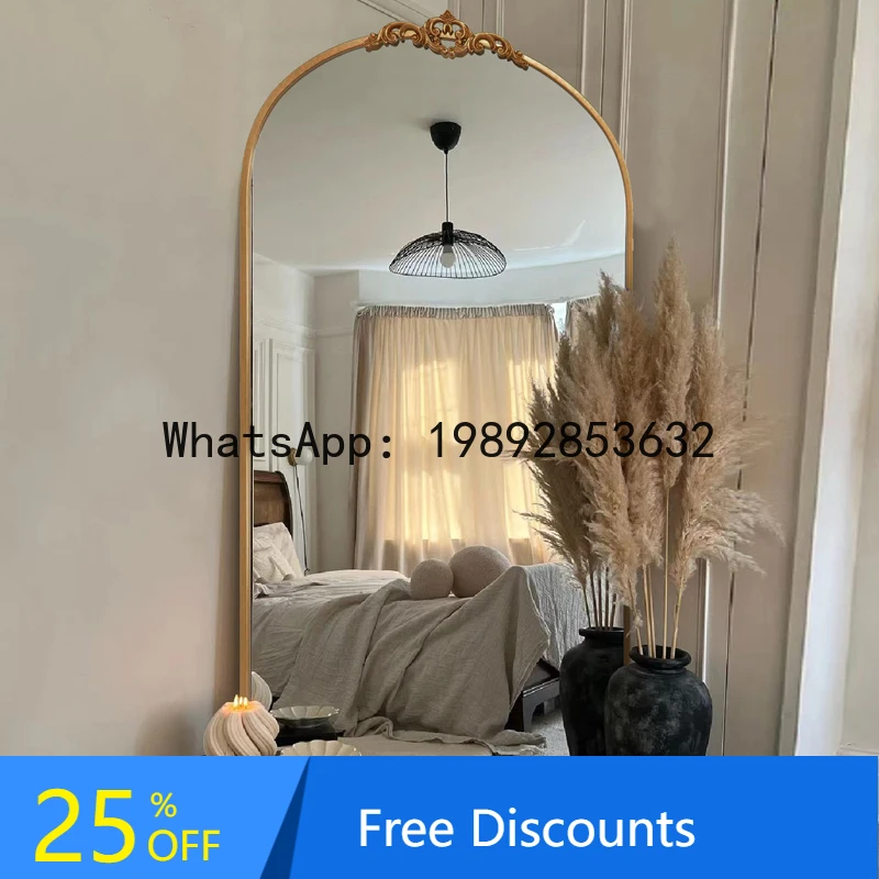 YFY French Retro Full-Length Mirror for Home Use, Floor-Standing Mirror, European Style Vintage Dressing Mirror
YFY French Retro Full-Length Mirror for Home Use, Floor-Standing Mirror, European Style Vintage Dressing Mirror