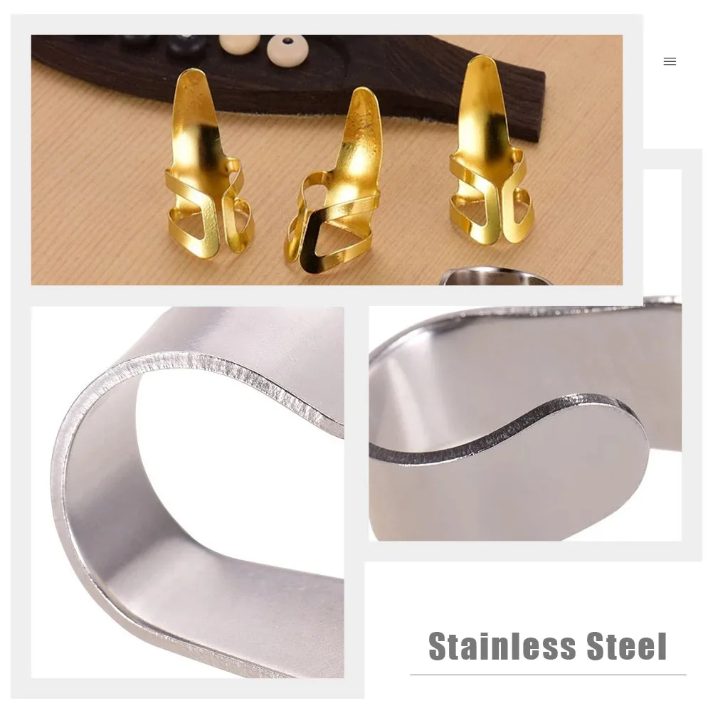 Stainless Steel Guitar Finger Picks Durable Anti-Rust Protection Finger Sleeve Accessories For Guitar Lovers
Stainless Steel Guitar Finger Picks Durable Anti-Rust Protection Finger Sleeve Accessories For Guitar Lovers