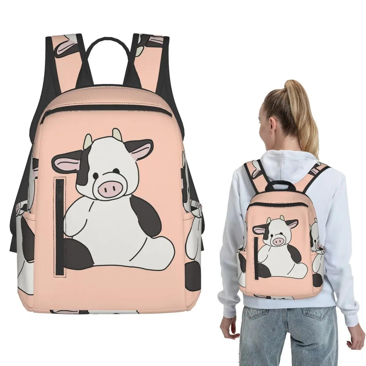 Aesthetic Cow Plushie Backpack Daypack Boys Girls BookBag School Bag Shoulder Bags for Men Women
Aesthetic Cow Plushie Backpack Daypack Boys Girls BookBag School Bag Shoulder Bags for Men Women