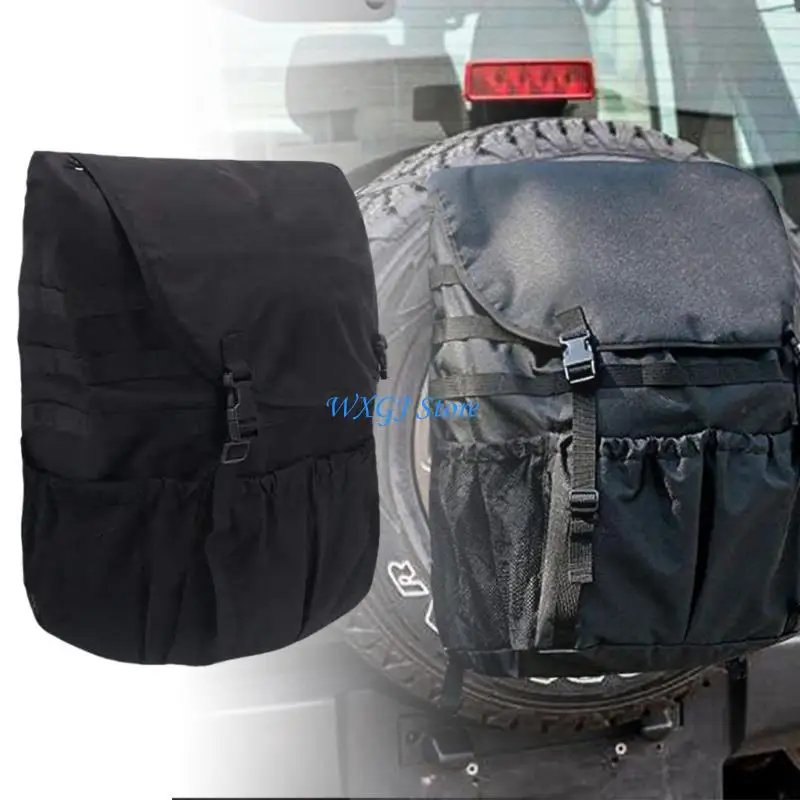 37JE Truck Spare Tire Utility Bag with Multiple Compartments for Organized Storage
37JE Truck Spare Tire Utility Bag with Multiple Compartments for Organized Storage