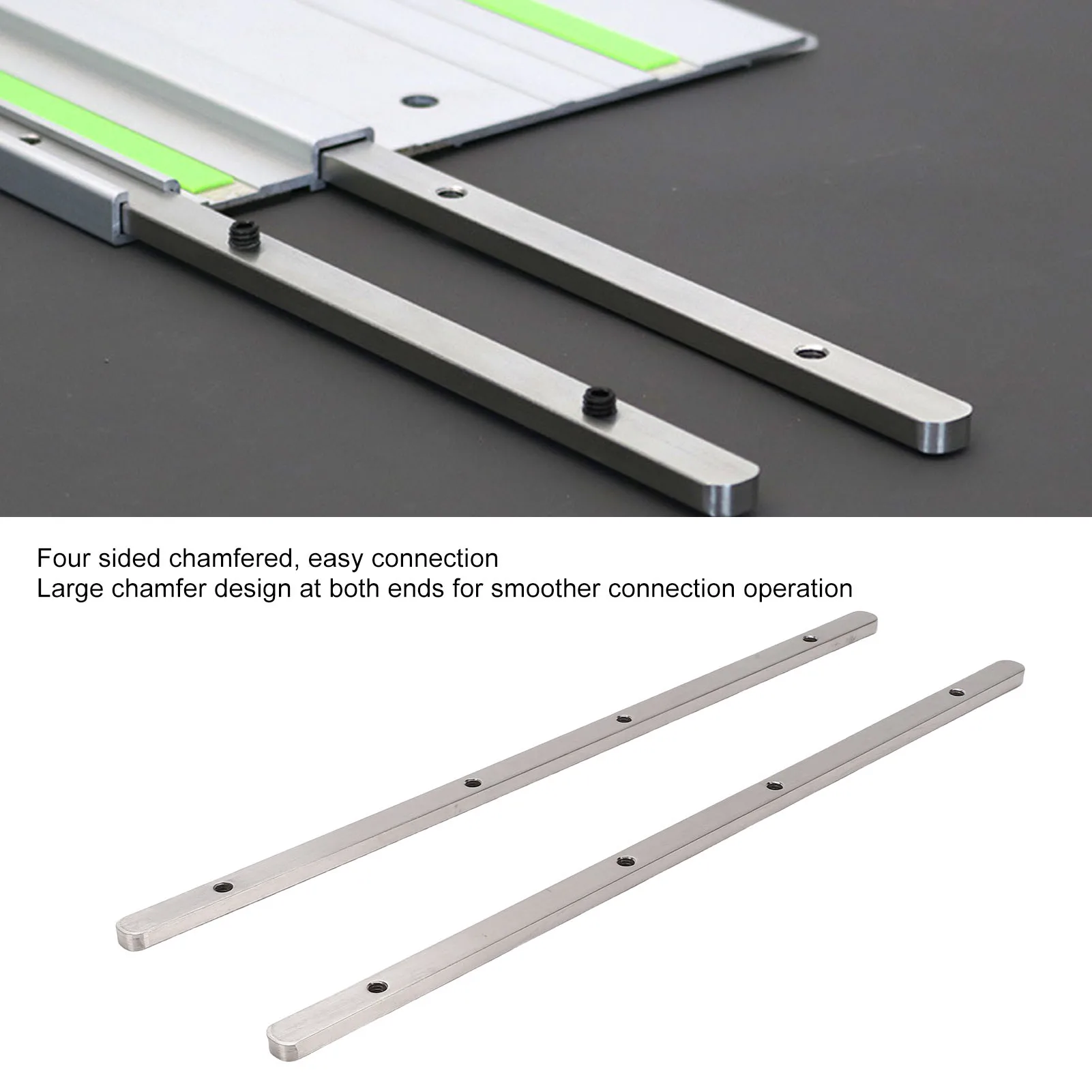 Guide Rail Connector Fit for Track Saw Rail Connector Fit for Track Saw Wood Board Cutting Rail Connector
Guide Rail Connector Fit for Track Saw Rail Connector Fit for Track Saw Wood Board Cutting Rail Connector