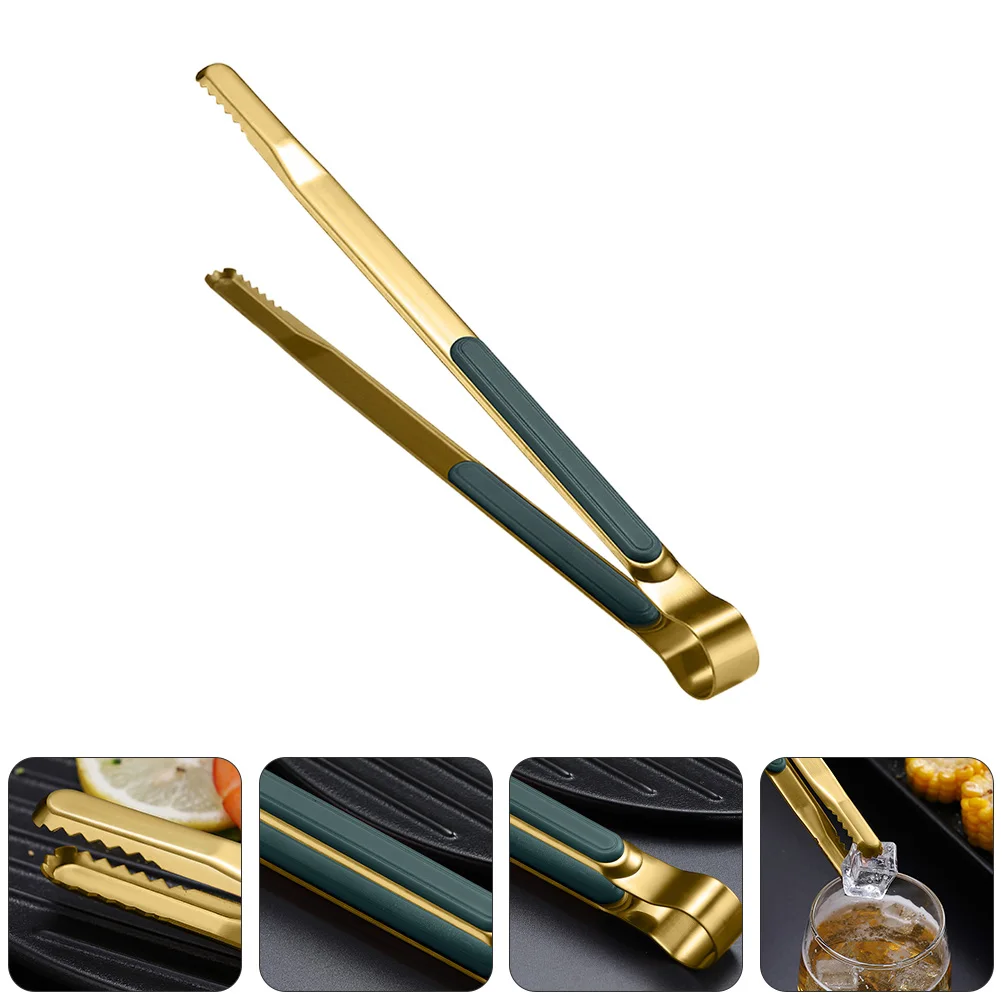 Stainless Steel Food Tongs Grill Clamp BBQ Utensils Heat Resistant Rust Proof Lightweight Serrated Design Practical H
Stainless Steel Food Tongs Grill Clamp BBQ Utensils Heat Resistant Rust Proof Lightweight Serrated Design Practical H