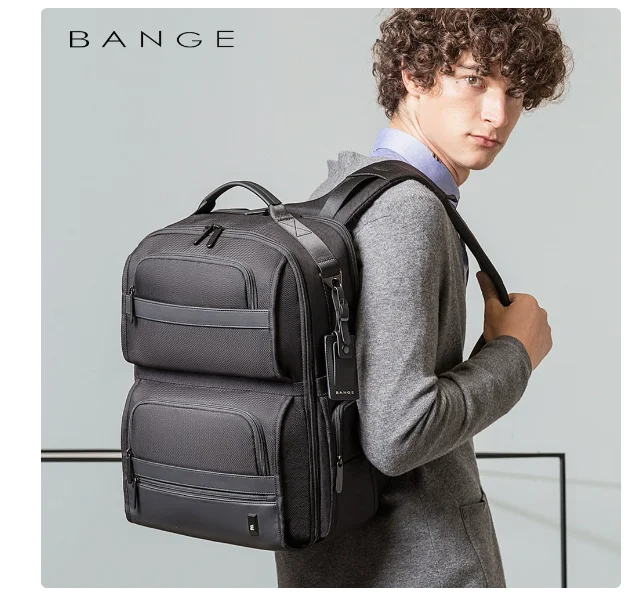 BANGE Business USB Charging Smart Backpacks Fits 15.6 Inch Laptop Commute Backpack WaterProof Carry On Bag for Men Travel Bags
BANGE Business USB Charging Smart Backpacks Fits 15.6 Inch Laptop Commute Backpack WaterProof Carry On Bag for Men Travel Bags