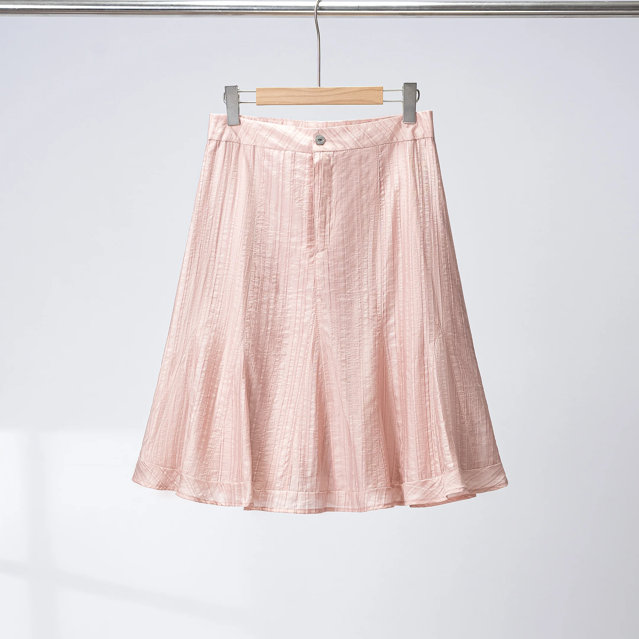 Fashionable Pattern Midi Skirt Women's Clothing Simple Design Polyester Fiber A-Line Skirt mid Waist Design
Fashionable Pattern Midi Skirt Women's Clothing Simple Design Polyester Fiber A-Line Skirt mid Waist Design
