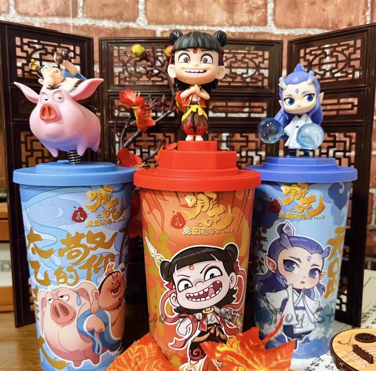 Genuine Nezha 2 peripheral cultural and creative figurine Magic Children's Sea series canvas bag keychain keychain popcorn bucke
Genuine Nezha 2 peripheral cultural and creative figurine Magic Children's Sea series canvas bag keychain keychain popcorn bucke