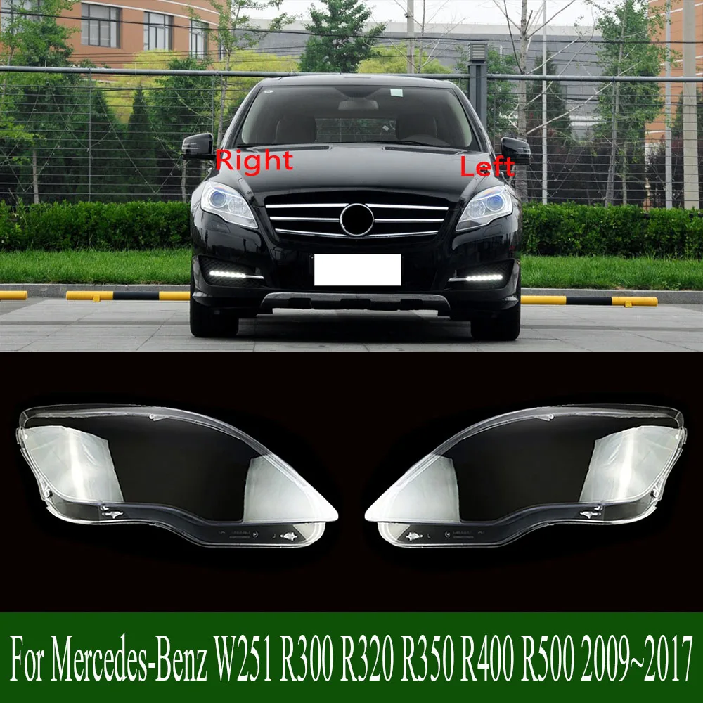 For Mercedes-Benz W251 R300 R320 R350 R400 R500 2009~2017 Transparent Lampshade Lamp Shade Front Headlight Shell Headlamp Cover
For Mercedes-Benz W251 R300 R320 R350 R400 R500 2009~2017 Transparent Lampshade Lamp Shade Front Headlight Shell Headlamp Cover