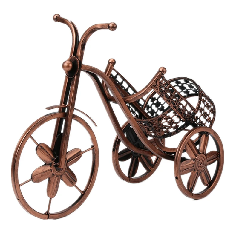 Vintage Metal Material Tricycle Red Wine Holder Art Rack Display Storage for Kitchen Bar Home Decoration
Vintage Metal Material Tricycle Red Wine Holder Art Rack Display Storage for Kitchen Bar Home Decoration