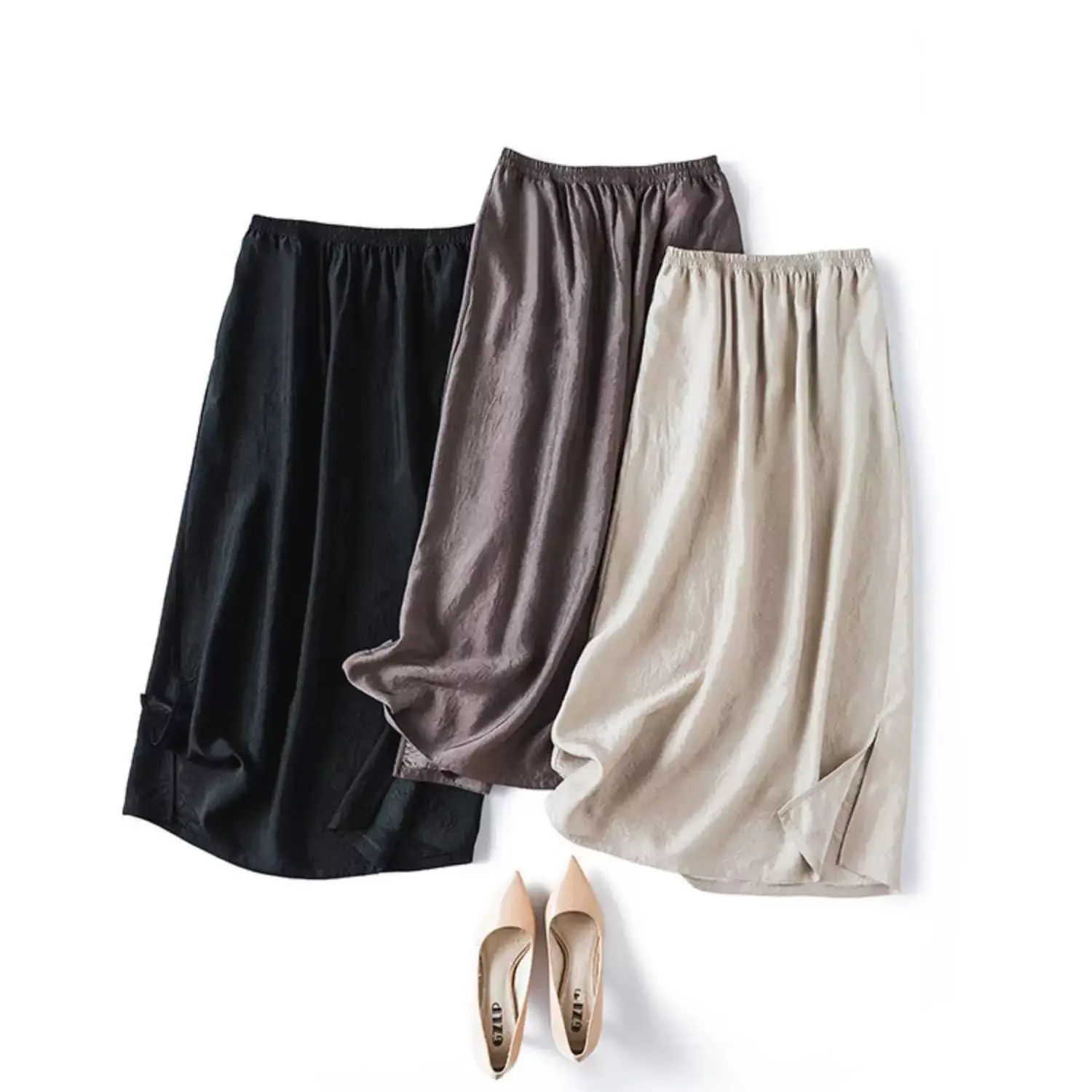 Dave&di Skirt Woman Clothing Faldas Skirts Side Slit Elastic High Waist Straight Tube Half Body Mid Length Skirt
Dave&di Skirt Woman Clothing Faldas Skirts Side Slit Elastic High Waist Straight Tube Half Body Mid Length Skirt