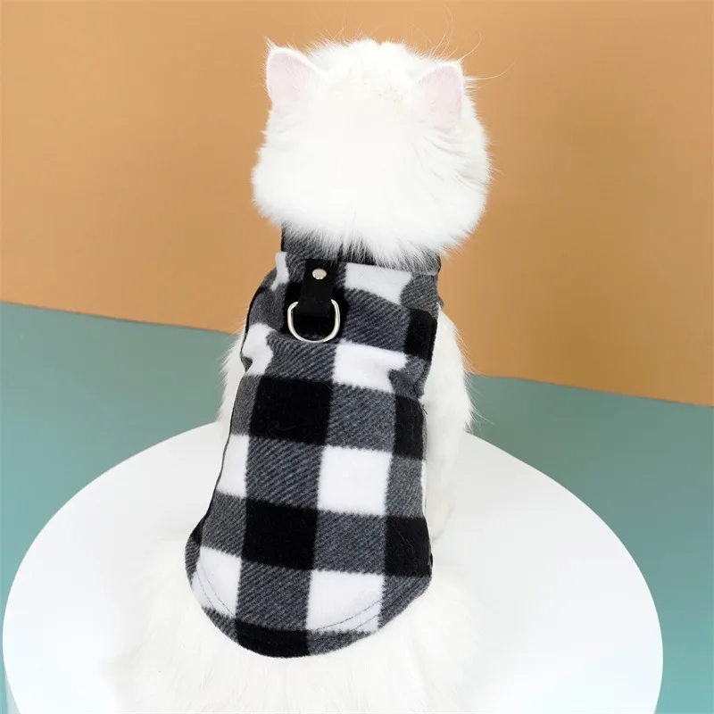 Dog Clothing Pet Clothing Polar Fleece Vest Grid Thickened Cat Traction Pet Supplies Cat Clothing Dog Clothing
Dog Clothing Pet Clothing Polar Fleece Vest Grid Thickened Cat Traction Pet Supplies Cat Clothing Dog Clothing