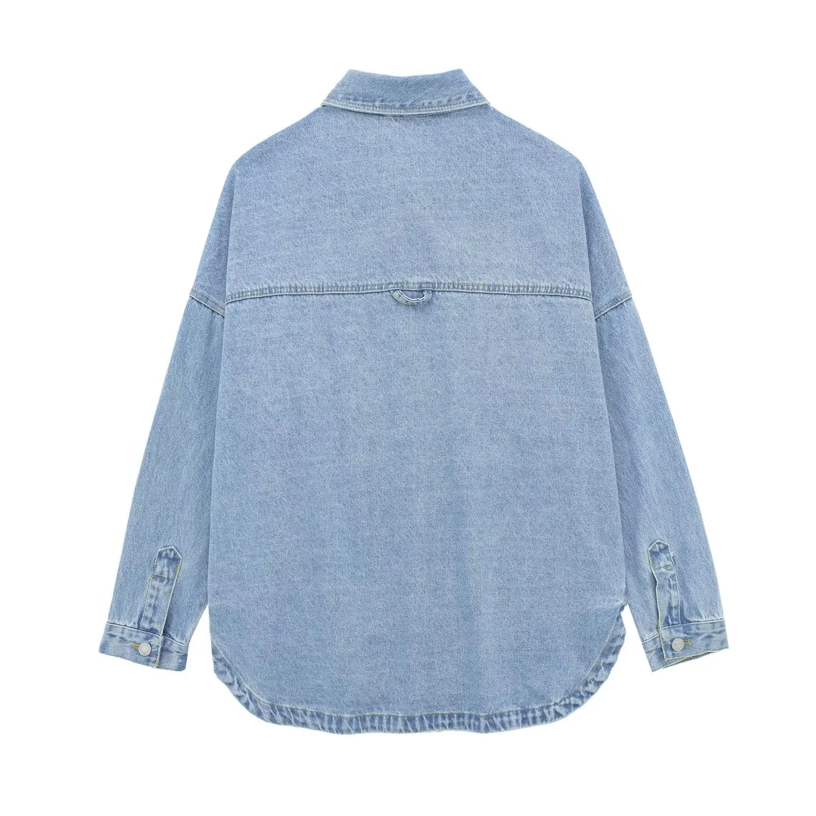 Vintage Denim Jacket For Women Stylish Daily All Match Commuting Shirts High Quality Single Breasted Loose Top
Vintage Denim Jacket For Women Stylish Daily All Match Commuting Shirts High Quality Single Breasted Loose Top