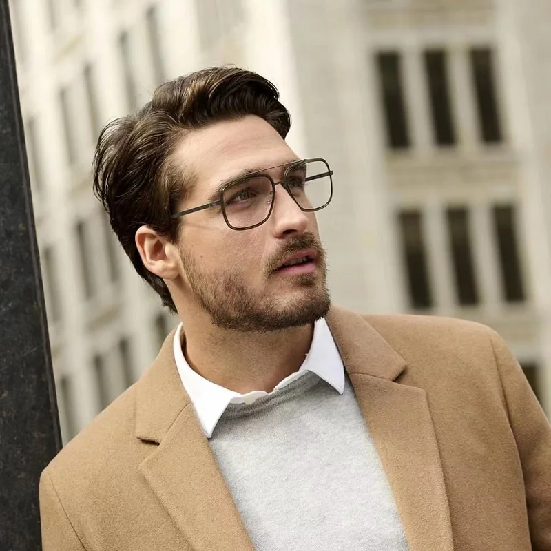 Denmark Brand Eyeglasses Ultralight Square Glasses Frame Double Beam Myopia Prescription For Men Women Eyewear Frames
Denmark Brand Eyeglasses Ultralight Square Glasses Frame Double Beam Myopia Prescription For Men Women Eyewear Frames