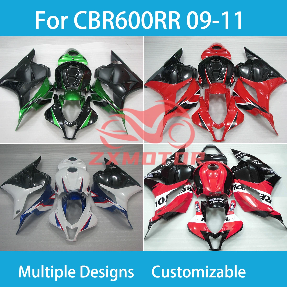 Обтекатели CBR 600RR 2009 2010 2011, обтекатели для Honda CBR600RR 09 10 11, комплект деталей для кузова из АБС-пластика для мотоцикла
Обтекатели CBR 600RR 2009 2010 2011, обтекатели для Honda CBR600RR 09 10 11, комплект деталей для кузова из АБС-пластика для мотоцикла