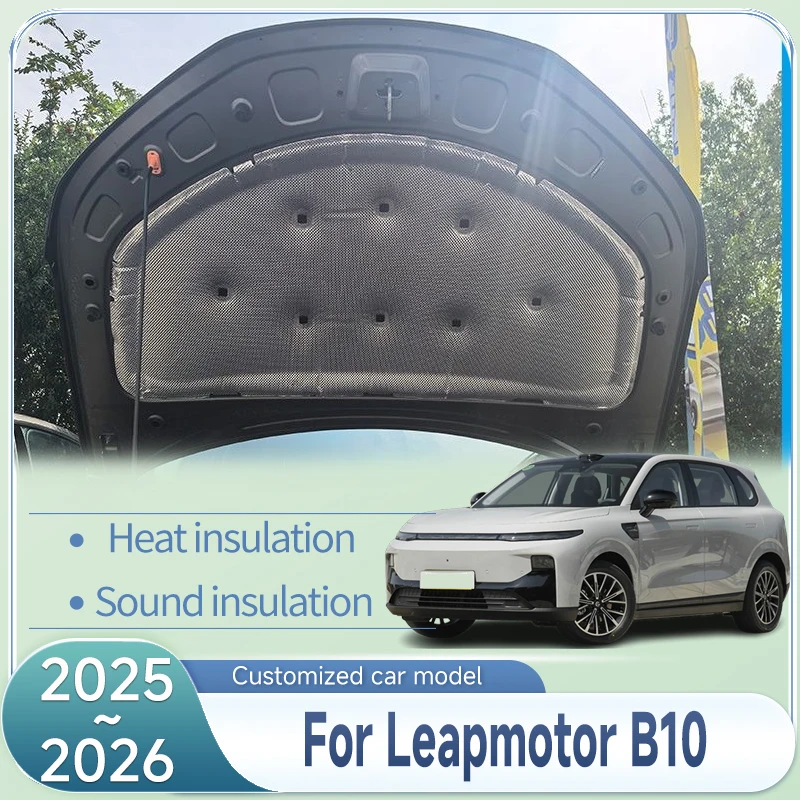 Engine Hood Sound Pad for Leapmotor B10 2025 2026 Car Fireproof Heat Insulation Cotton Interior Mats Noise Reduction Accessories
Engine Hood Sound Pad for Leapmotor B10 2025 2026 Car Fireproof Heat Insulation Cotton Interior Mats Noise Reduction Accessories