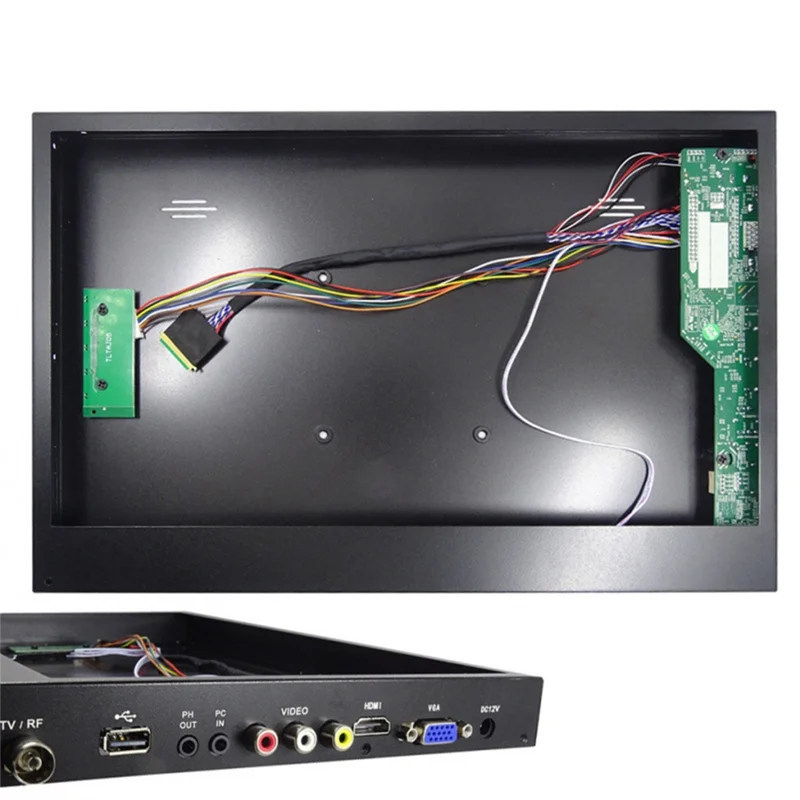 A97I-TV ЖК-драйвер, VGA AV, совместимый с 14-дюймовым экраном, металлический корпус, сделай сам, плата привода дисплея, металлическая коробка
A97I-TV ЖК-драйвер, VGA AV, совместимый с 14-дюймовым экраном, металлический корпус, сделай сам, плата привода дисплея, металлическая коробка
