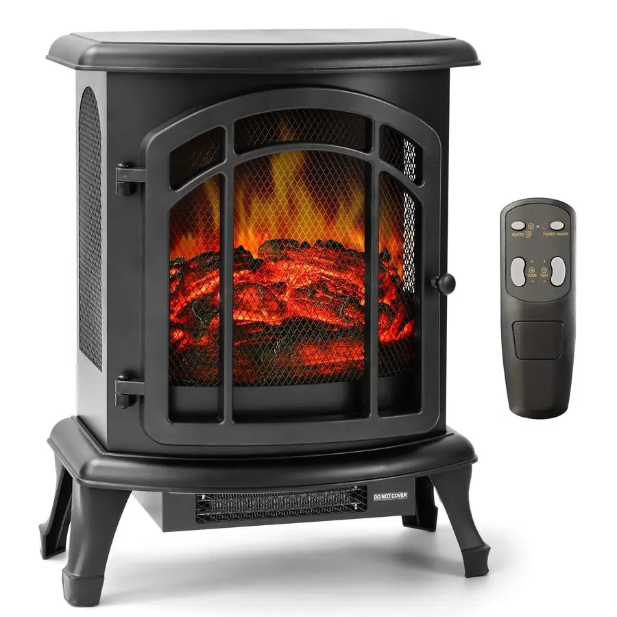 Electric Fireplace Heater Stove Infrared Heater with Realistic LED 3D Flames and Remote Contro, Fire Place Electric, Fake Freest
Electric Fireplace Heater Stove Infrared Heater with Realistic LED 3D Flames and Remote Contro, Fire Place Electric, Fake Freest