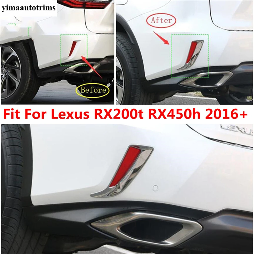 ABS Chrome Accessories For Lexus RX RX450h 2016 - 2021 Rear Bumper Tail Fog Lights Lamp Frame Cover Trim Exterior
ABS Chrome Accessories For Lexus RX RX450h 2016 - 2021 Rear Bumper Tail Fog Lights Lamp Frame Cover Trim Exterior