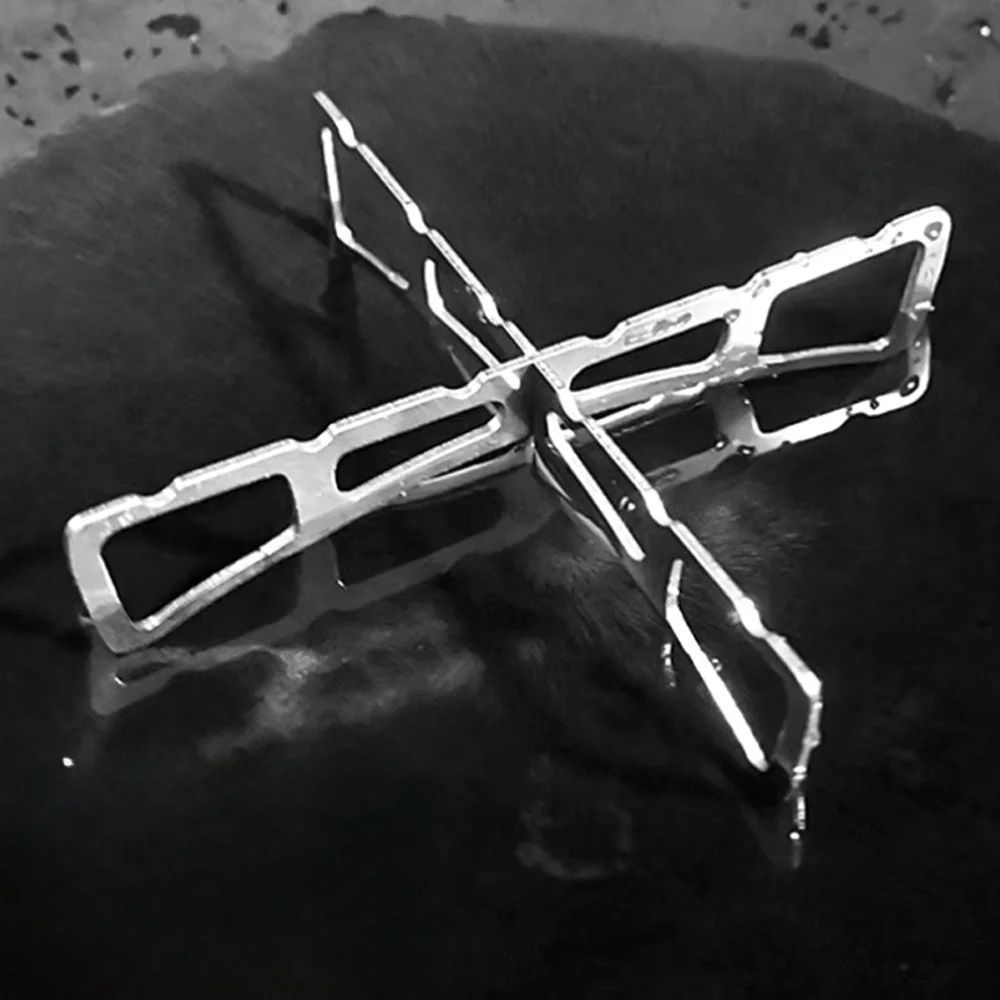 Portable Outdoor Stainless Steel Cross Bracket Multi-function Camping Bbq Picnic Stand Kitchen Pot Pad Steaming Rack For Camping
Portable Outdoor Stainless Steel Cross Bracket Multi-function Camping Bbq Picnic Stand Kitchen Pot Pad Steaming Rack For Camping