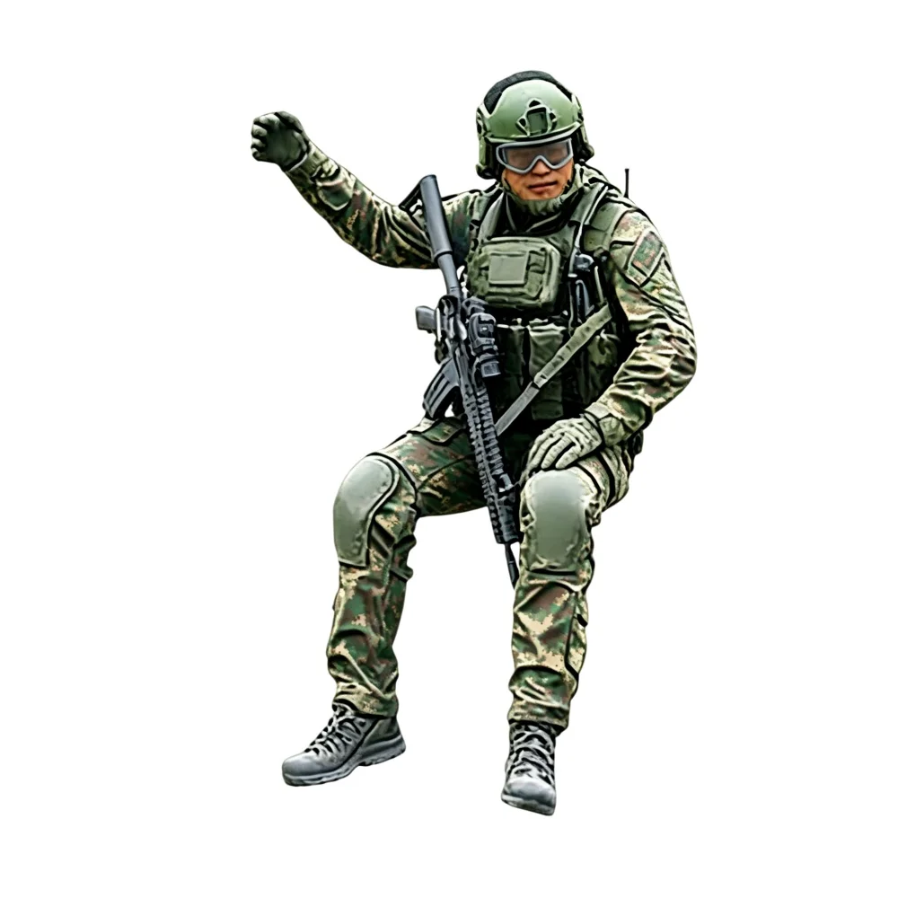 Resin Figure Unpainted Grey Model High Quality Soldier Sculpture 3d Printed Diy Assembly Kit Modeling Scene Decoration Gift
Resin Figure Unpainted Grey Model High Quality Soldier Sculpture 3d Printed Diy Assembly Kit Modeling Scene Decoration Gift
