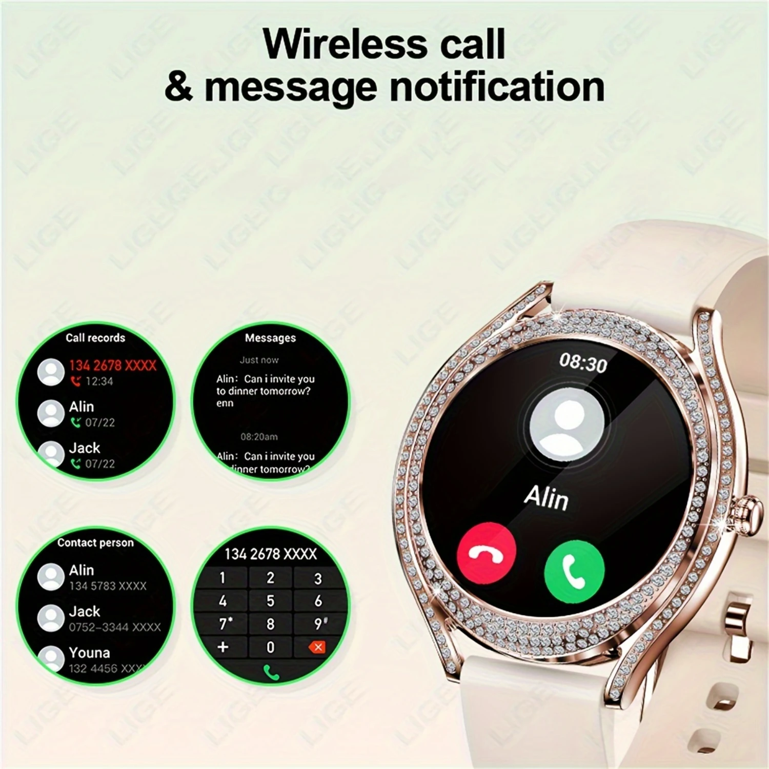 Smart Watch For Women Men, 3.25cm HD Screen Pedometer, Sports Fitness Activity Tracker, Smart Watch For Android And IOS Phones
Smart Watch For Women Men, 3.25cm HD Screen Pedometer, Sports Fitness Activity Tracker, Smart Watch For Android And IOS Phones
