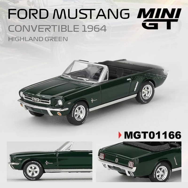 MINIGT 1:64 1964 Ford Mustang Convertible Simulation Small Scale Car Model Alloy Car Model #1166
MINIGT 1:64 1964 Ford Mustang Convertible Simulation Small Scale Car Model Alloy Car Model #1166
