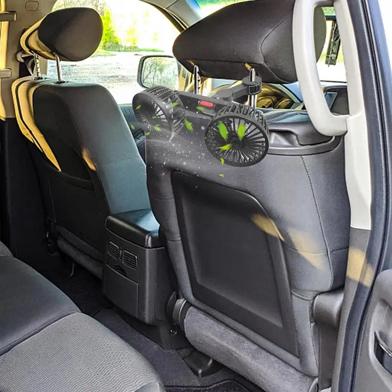 Car Fans For Backseat For Kids USB Head Car Seat Fan Low Noise Car Rear Seat 360 Degree Rotatable Portable Fan 3 Speed
Car Fans For Backseat For Kids USB Head Car Seat Fan Low Noise Car Rear Seat 360 Degree Rotatable Portable Fan 3 Speed