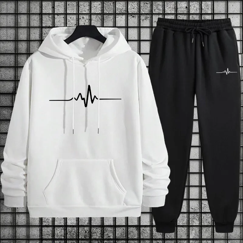 2026 Men's Streetwear Tracksuit Set Oversized Hoodie and Baggy Joggers Urban Hip Hop Fashion Sportswear Fall/winter Jogging Suit
2026 Men's Streetwear Tracksuit Set Oversized Hoodie and Baggy Joggers Urban Hip Hop Fashion Sportswear Fall/winter Jogging Suit